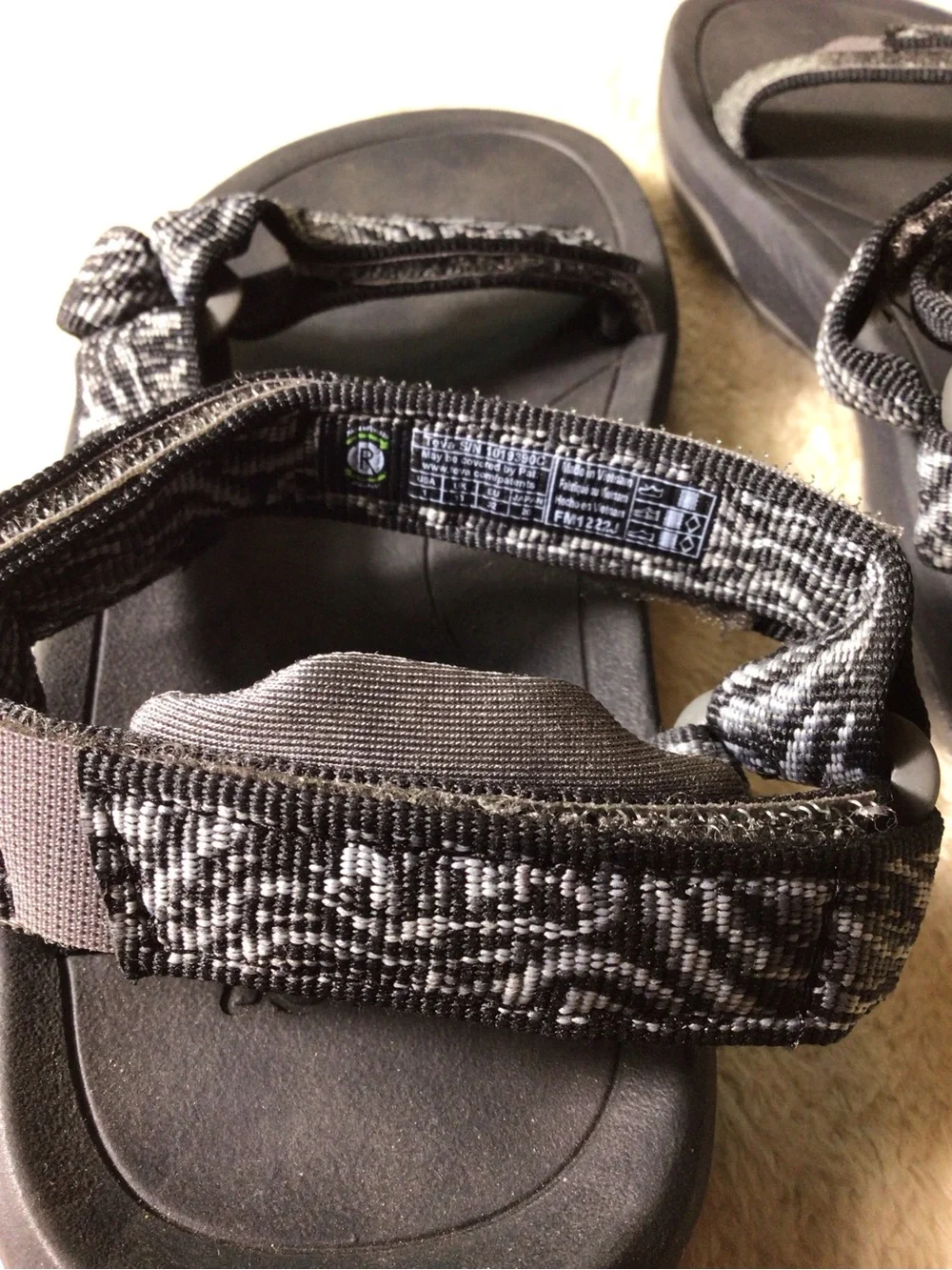 Teva Kids Black and Gray Sandals